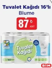 BLUME TUVALET KAĞIDI 16'LI 2 KATLI